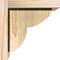 Ekena Millwork Crestline Rough Sawn Corbel w/Backplate, Douglas Fir, 8"W x 8"D x 8"H COR08X08X08CRE01RDF - alternate 4